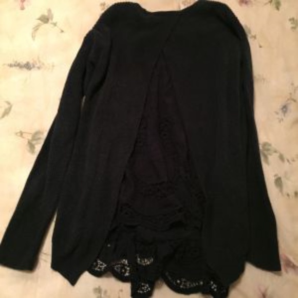 WRAP Split Back Sweater - Picture 4 of 6